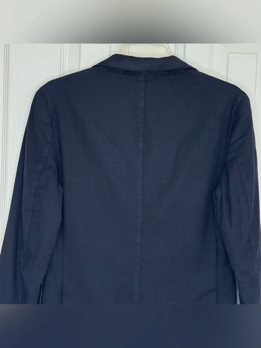 Suitsupply Size 36 Wool Navy  Blue Tailored Fit Super 130S HavanaSuit Jacket